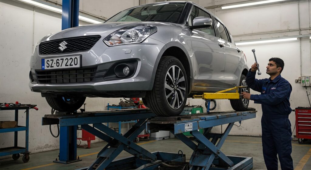 engine oil leak in Suzuki Swift