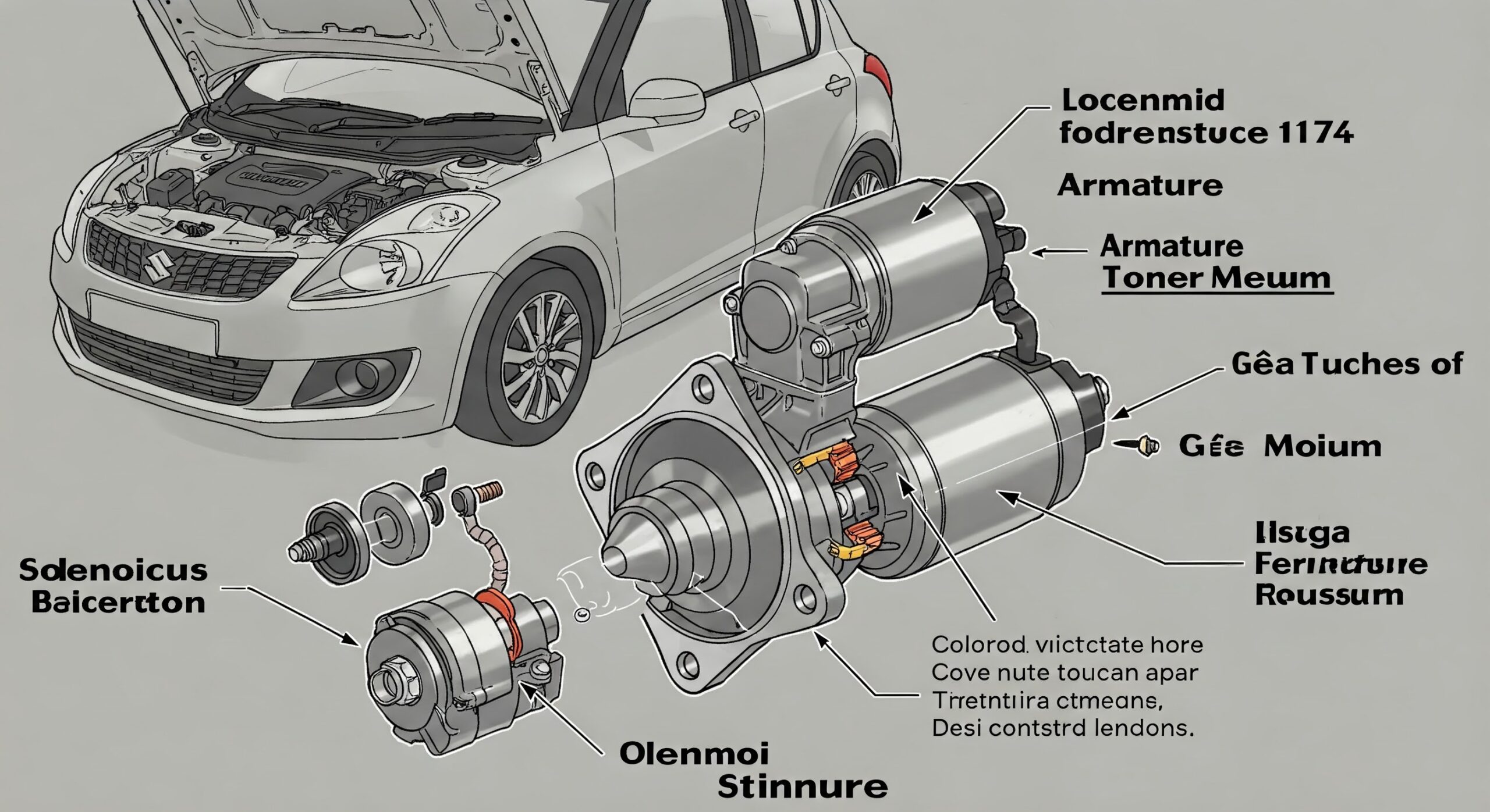 Fixing a Faulty Starter Motor in Maruti Swift