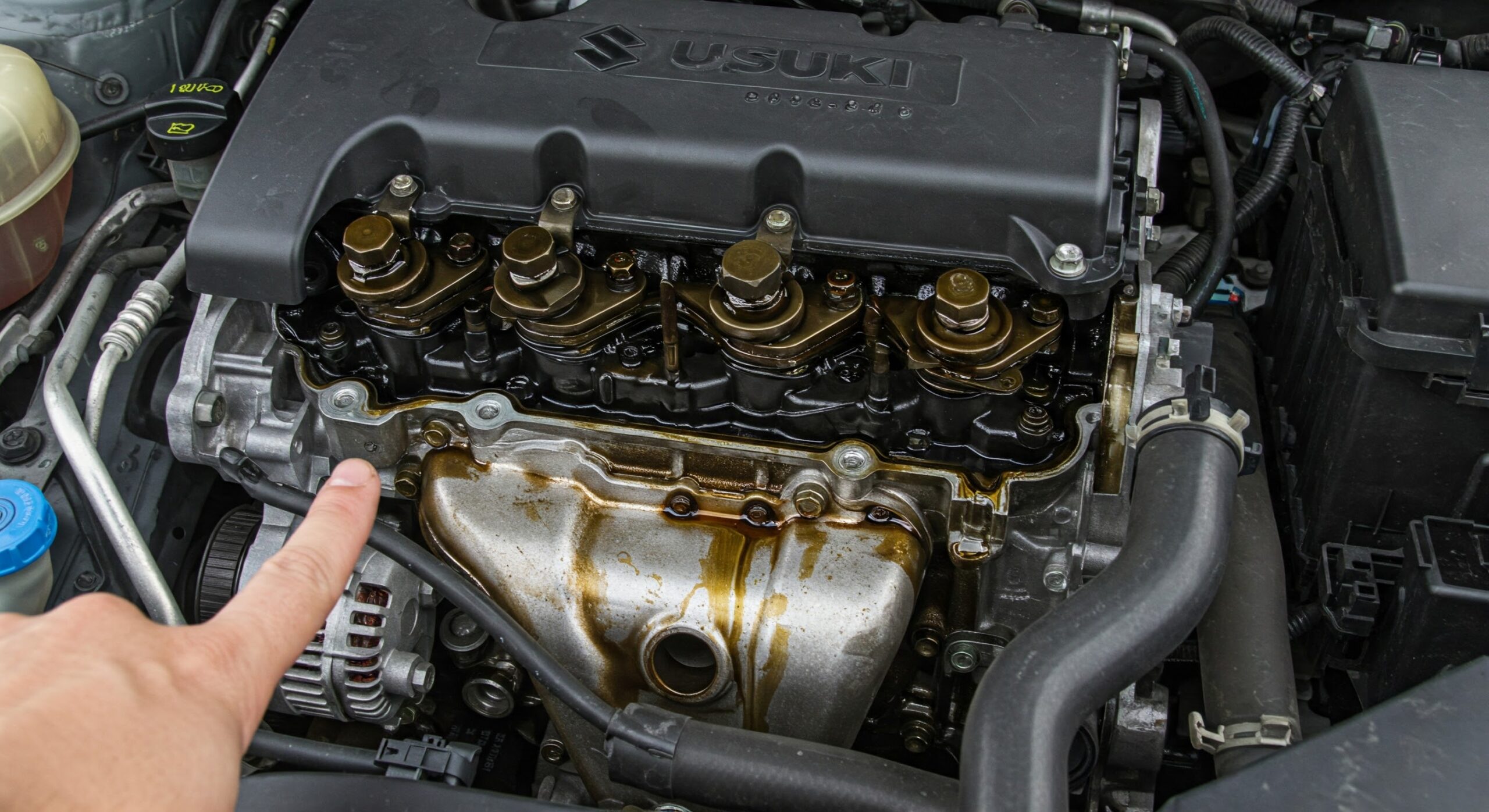 engine oil leak in Suzuki Swift